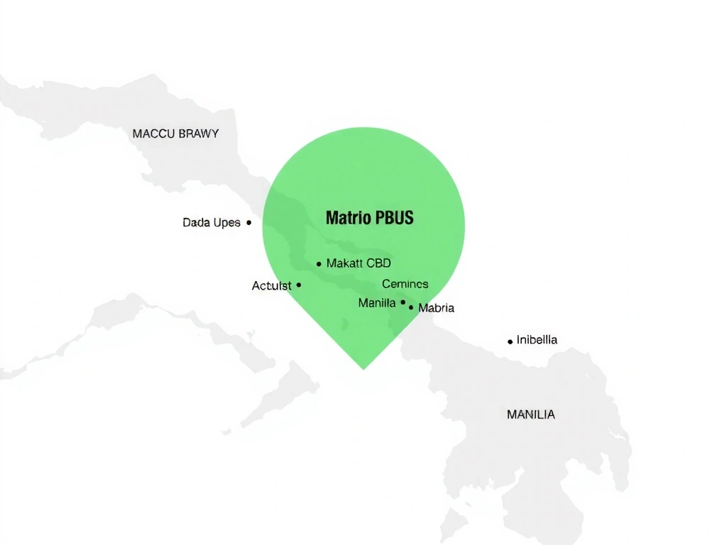 CleanPerfect Services coverage area map showing Greater Metro Manila and Makati CBD service zones